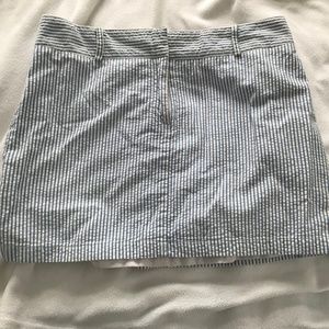 Cute searsucker skirt!